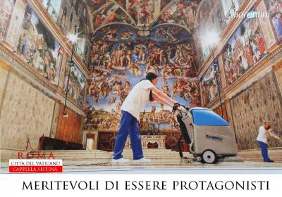 Lavapavimenti 16 NEW nella cappella sistina